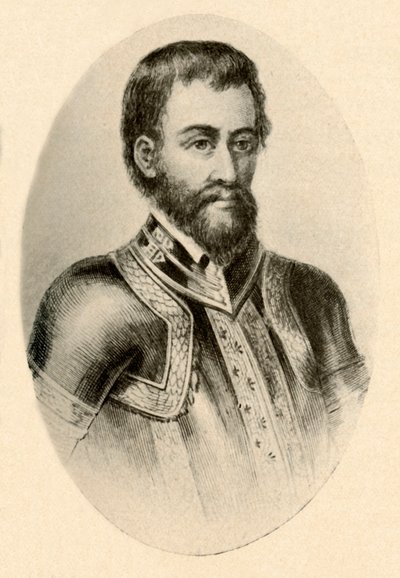 16. yüzyılın İspanyol Zırhını gösteren Hernando De Soto