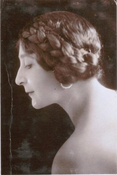 Prenses Olga Alexandrovna Yurievskaya'nın Portresi 1873-1925, 1910'lar by Unbekannt