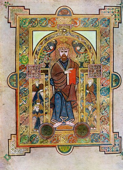 St Mark veya St Luke portresi, MS 800, 20. yüzyıl by Unbekannt