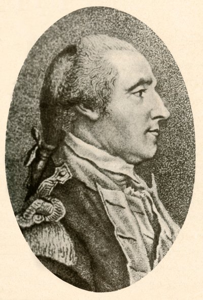 Domuz kuyruğu kuyruğunda saçları gösteren, hayattan çekilmiş Washington portresi, c1770, 1937. by Unbekannt