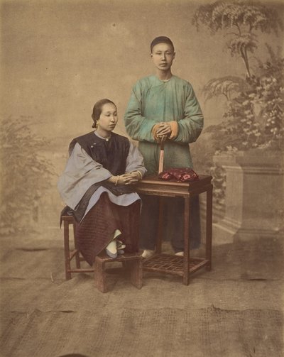 [Çinli Bir Çiftin Portresi], 1870