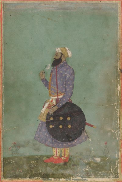 Bir Prens portresi, Babür hanedanı, 18. yüzyıl. by Unbekannt