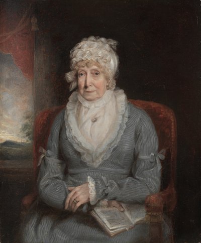 Bir Kadının Portresi Bayan Ann Hivlyn, 1800