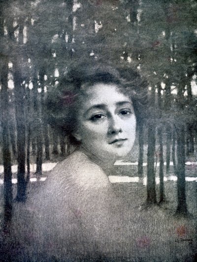 Bir kadının portresi, 1898 by Unbekannt