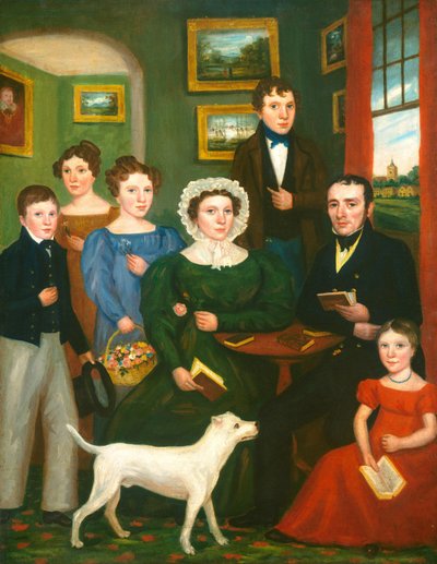 Teriyerli Bilinmeyen Bir Ailenin Portresi, c. 18251835. by Unbekannt