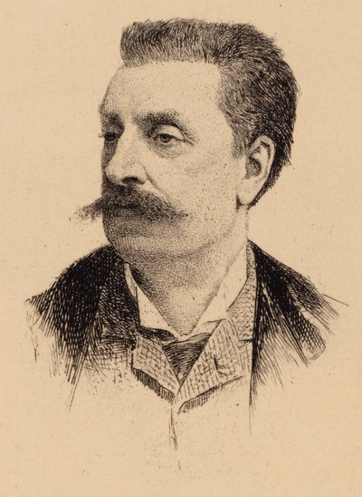 Besteci Victorin de Joncières 1839-1903 portresi. by Unbekannt
