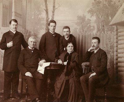 Sophia Perovskaya ailesinin portresi, 1860