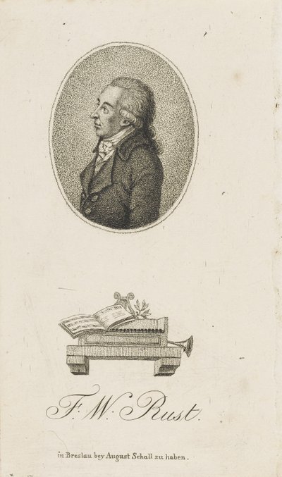 Kemancı ve besteci Friedrich Wilhelm Rust