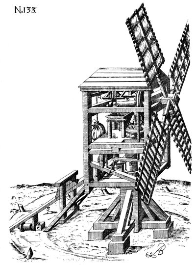 Posta değirmeni, 1620 by Unbekannt