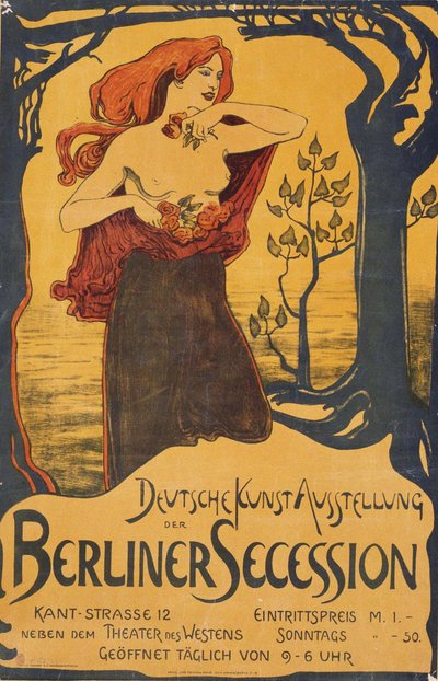 Berlin Ayrılık Sergisi Posteri, c. 1900 by Unbekannt