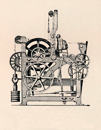 Power Loom Yan Görünüm, 1836, 1904 by Unbekannt