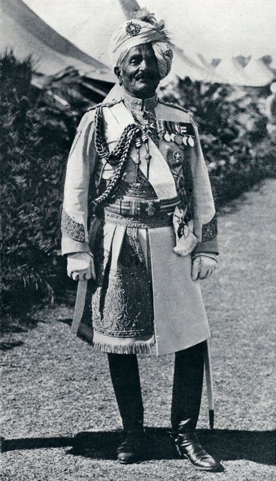 Pratap Singh 1845-1922, İngiliz Hint Ordusu subayı ve Mihrace, 1914 by Unbekannt