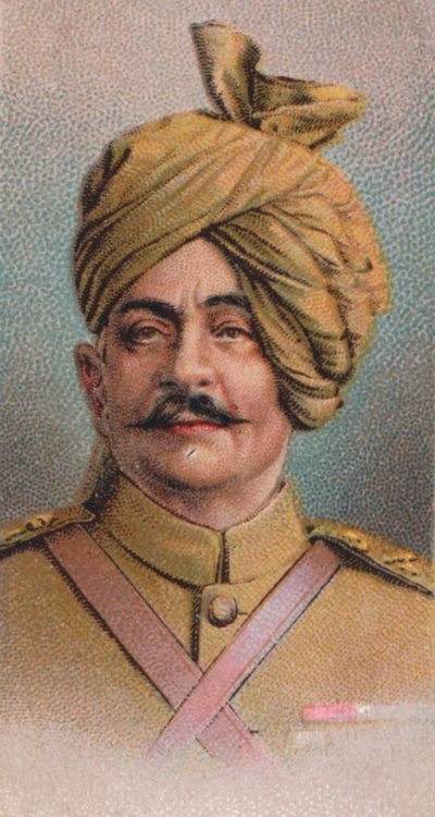 Pratap Singh 1845-4 -1922, İngiliz Hint Ordusu subayı, Idar Maharaja, 1917 by Unbekannt