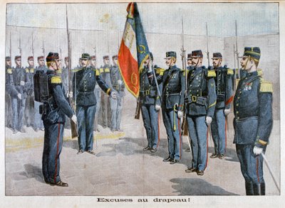 Bayrağa bahaneler sunmak, Toulon, Fransa, 1898 by Unbekannt