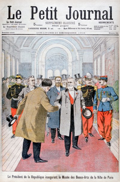 Cumhurbaşkanı, 1902 Paris Şehri Güzel Sanatlar Müzesi