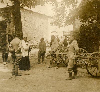 Açık havada ayin diyen rahip, c1914-c1918 by Unbekannt