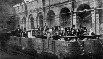 Başbakan William Gladstone Metropolitan Demiryolunu açar, Londra, 1863 1951 by Unbekannt