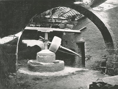 İlkel mısır değirmeni, Nil Deltası, Mısır, 1895. by Unbekannt