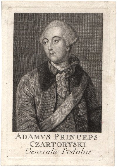 Prens Adam Kazimierz Czartoryski 1734-1823 by Unbekannt