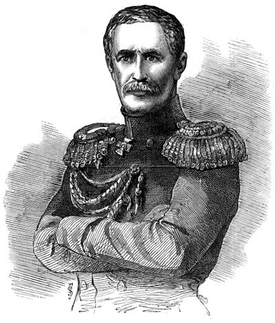 Prens Alexander Sergeevich Menshikov, Rus askeri komutanı, 1853 by Unbekannt