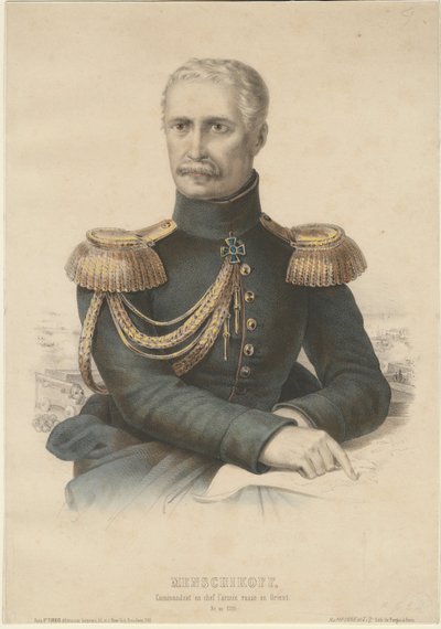 Prens Alexander Sergeevich Menshikov 1787-1869, 1855 by Unbekannt