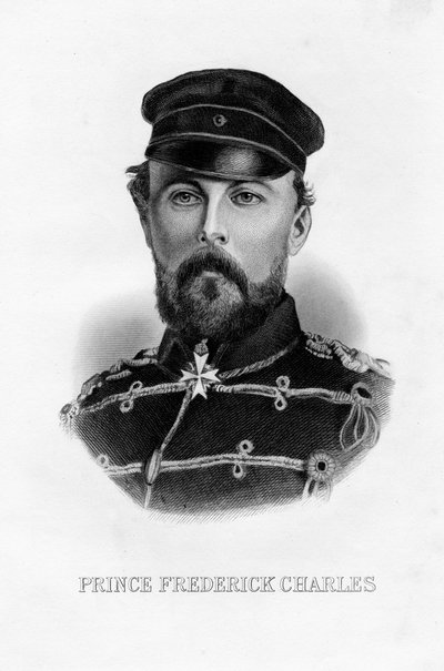 Prens Frederick Charles, Prusya mareşali, 19. yüzyıl by Unbekannt