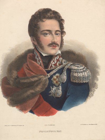 Prens Józef Poniatowski, 1835 by Unbekannt