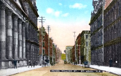 Prince William Street, Saint John, New Brunswick, Kanada, c1900s by Unbekannt