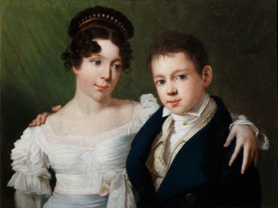 Prusya Prensesi Alexandrine 1803-1892 ve Prusya Prensi Albert 1809-1872, 1810