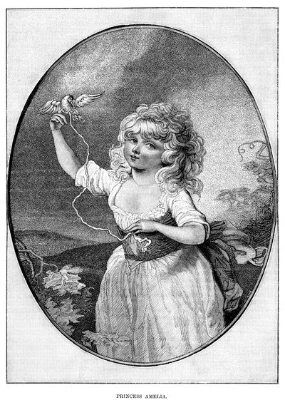Prenses Amelia, George III ve Kraliçe Charlotte