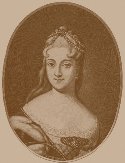Prenses Ekaterina Alekseyevna Dolgorukova 1712-1747 by Unbekannt