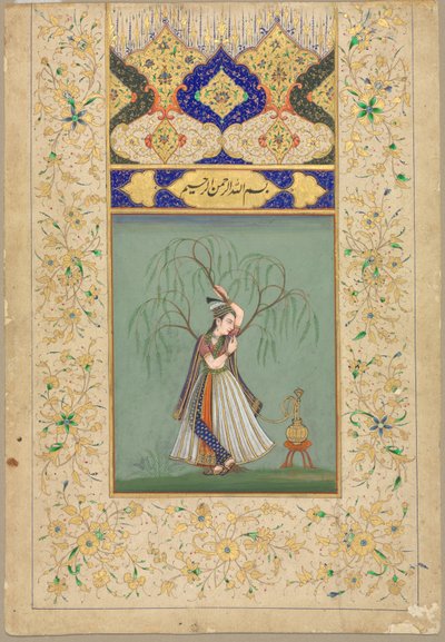 Prenses Nargile İçiyor, Salabhanjika rolünde, 1700