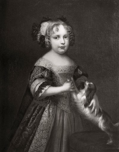 Prenses daha sonra Kraliçe Anne, c1670-1675 1906 by Unbekannt