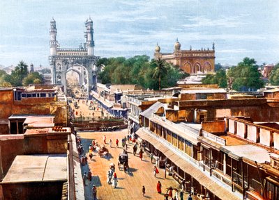 Ana Giriş Caddesi, Haydarabad, Hindistan, 20. yüzyılın başları by Unbekannt