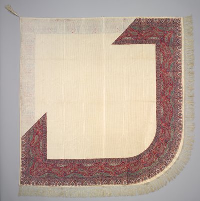 Baskılı İpek Devir Şal, 1835-1840. by Unbekannt