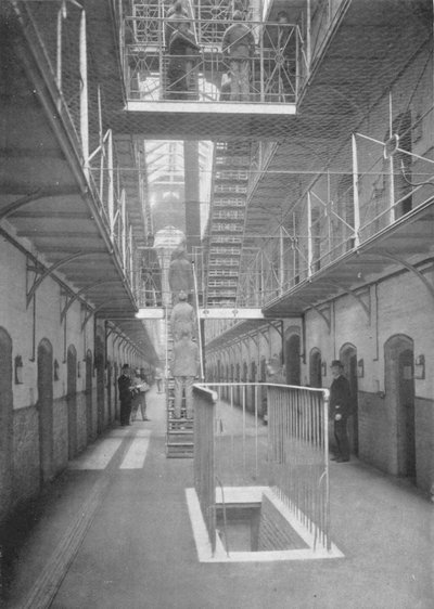 Akşam yemeğine giden mahkumlar, Wormwood Scrubs Hapishanesi, Londra, c1903 1903 by Unbekannt
