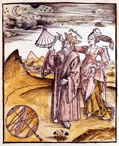 Ptolemy, İskenderiyeli Yunan astronom ve coğrafyacı, 1508 by Unbekannt