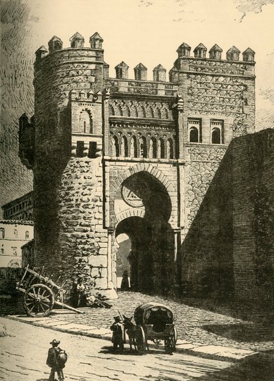 Puerta del Sol, Toledo, 1890. by Unbekannt