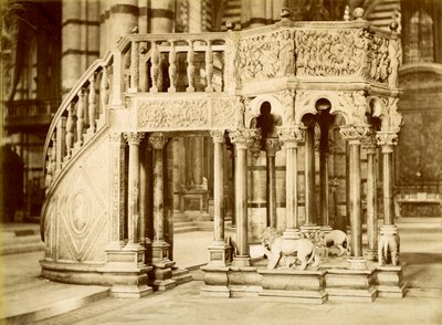Minber, Siena Katedrali, İtalya, 19. yüzyılın sonu veya 20. yüzyılın başı by Unbekannt