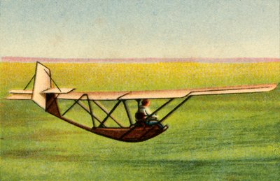 Rhön-Rossitten Society planör okulunda Zögling eğitim planördeki öğrenci, Almanya, 1932. by Unbekannt