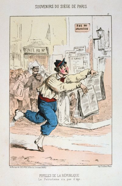 Cumhuriyetin Öğrencileri, Paris Kuşatması, 1870-1871 by Unbekannt