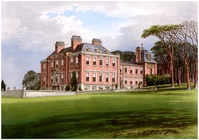Pynes, Devon, Northcote ailesinin evi, c1880 by Unbekannt