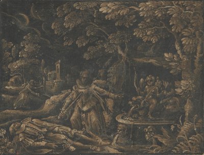 Pyramus ve Thisbe, yak. 1580 by Unbekannt