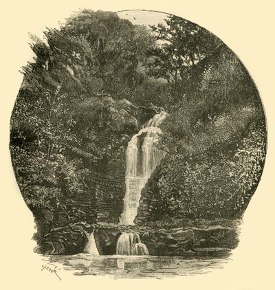 Pyrddin Şelalesi, Neath Vadisi, 1898. by Unbekannt