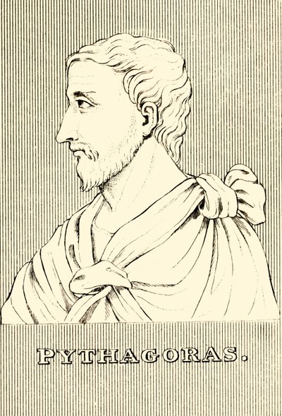 Pisagor, c 570-c 495 MÖ, 1830. by Unbekannt
