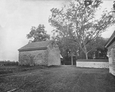 Quaker Toplantı Evi, Battlefield of Princeton, New Jersey, ABD, c1900. by Unbekannt