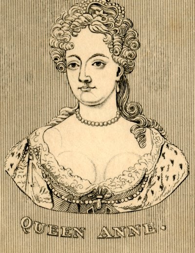 Kraliçe Anne, 1665-1714, 1830. by Unbekannt