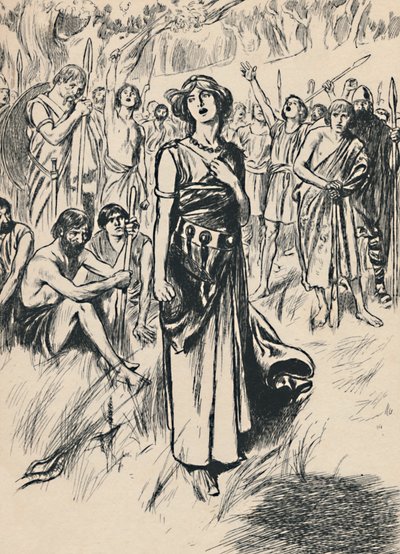 Kraliçe Boadicea ve Askerleri, c1907 by Unbekannt