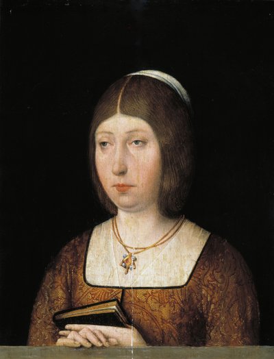 Kastilya Kraliçesi Isabella I, c. 1490 by Unbekannt