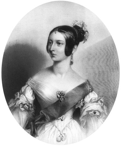 Kraliçe Victoria gençken, c1830
